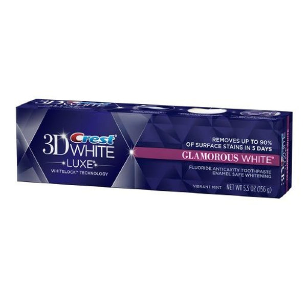 Crest 3D White Luxe Glamorous White Vibrant Mint Flavor Whitening Toothpaste