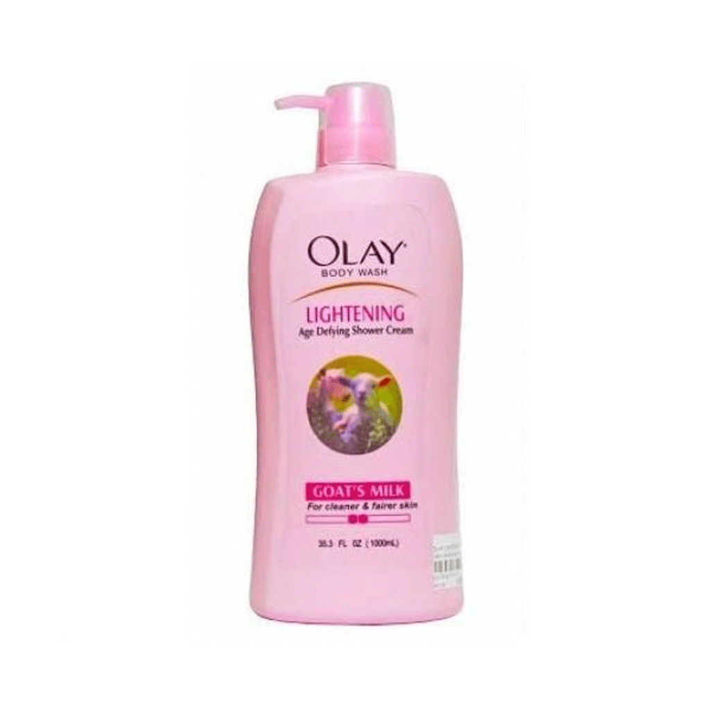 OLAY LIGHTENING SHOWER CREAM (GOATS MILK) 1000ML