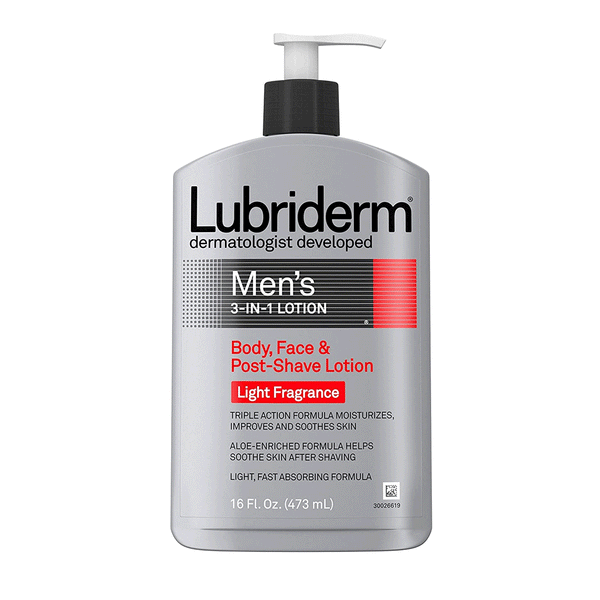 LUBRIDERM MEN’S 3 IN 1 LOTION LIGHT FRAGRNCE 473ML