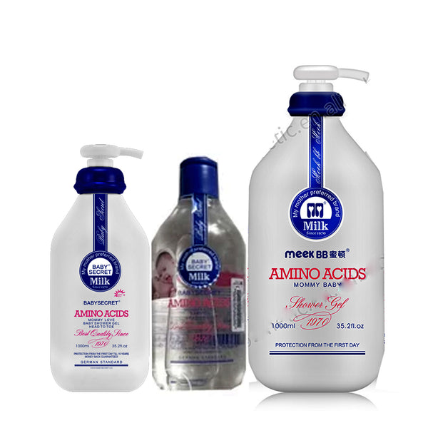 Baby Secret Amino Acids Oil-Lotion-Shower gel 3-pc Set