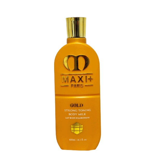MAXI+ GOLD STRONG TONING BODY MILK 400ML