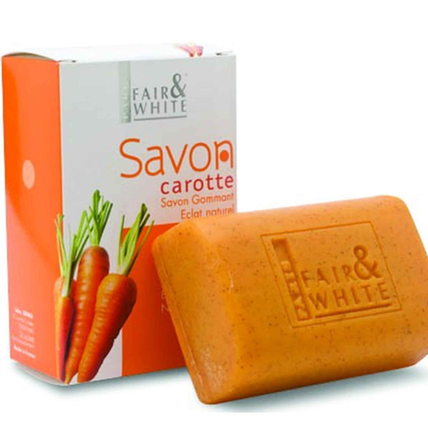 Fair and White Savon Carrot Exfoliating Soap 7oz/200g