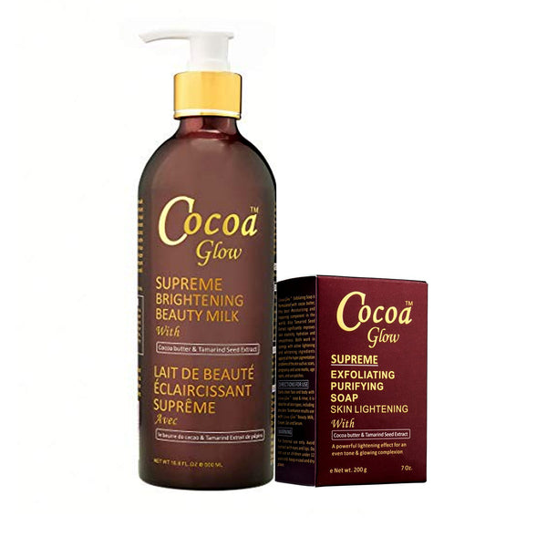 Cocoa Glow ( Soap And Lotion ) 2-pc Set