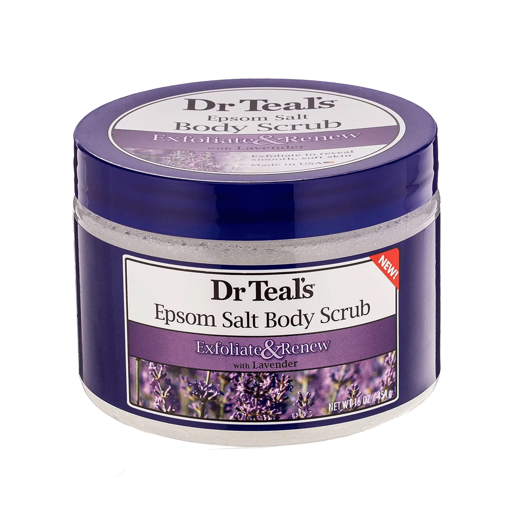 Dr Teal's Body Scrub with Lavender, 16 ounce