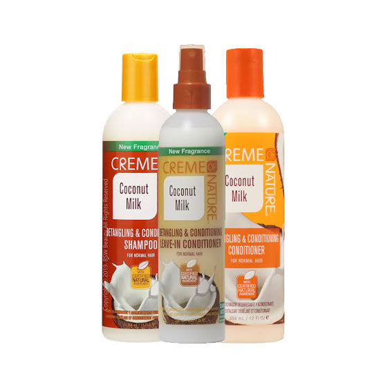 Crème of nature Coconut Milk 3-pc Set