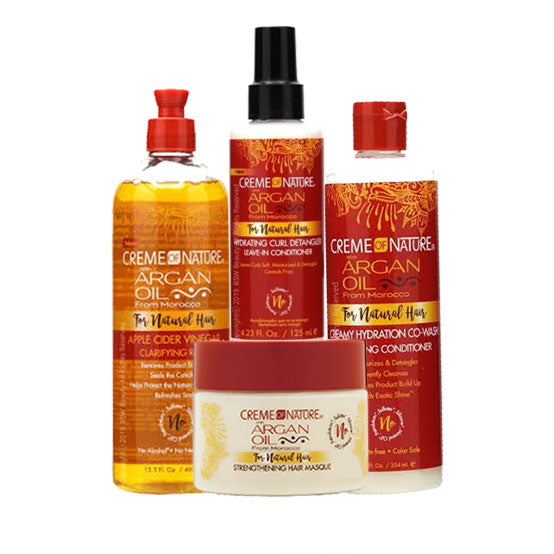 Crème of nature Argan Oil Natural Hair 4-pc Set