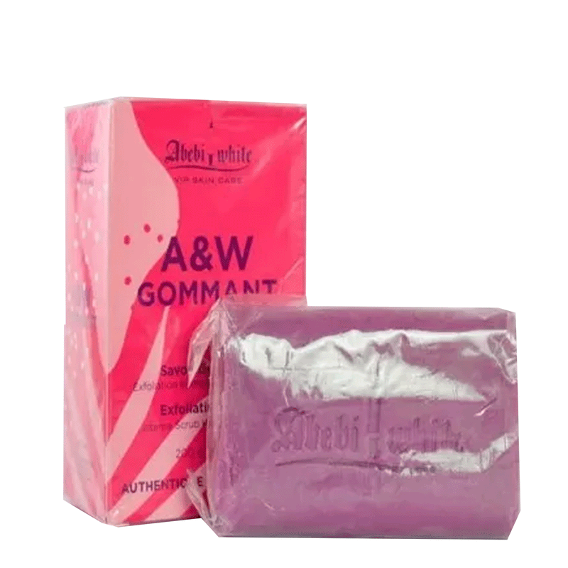 Abebi White A&W Gommant Exfoliating Soap