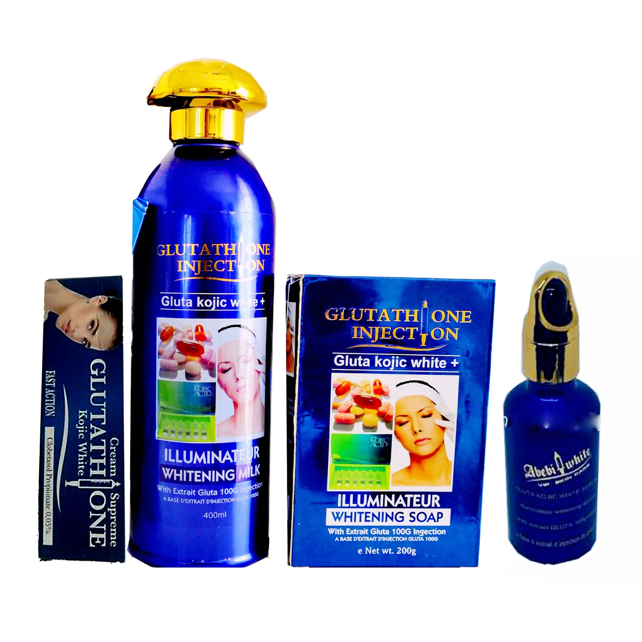 Glutathione Injection Kojic White ( Lotion, Serum, Tube Cream And Soap – Coccibeauty