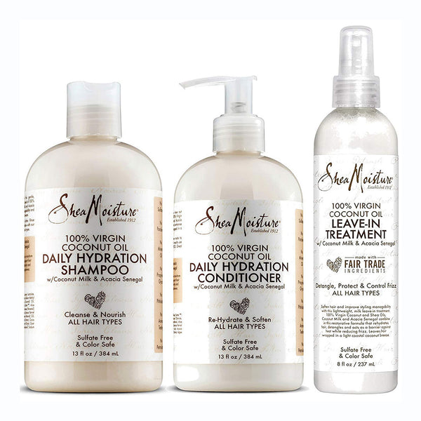 Shea Moisture 100% Virgin Coconut Oil Daily Hydration 3-pc Set