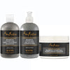 Shea Moisture African Black Soap Bamboo Charcoal ( Conditioner, Masque And Shampoo ) 3-pc Set
