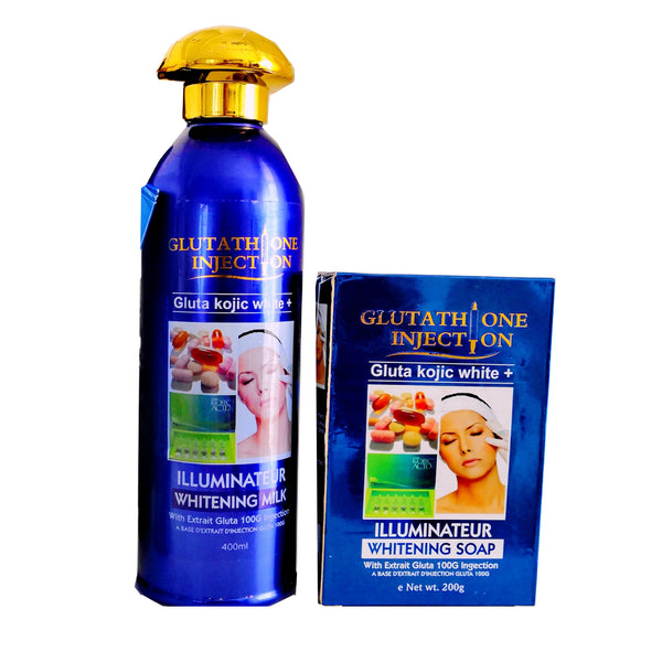 Glutathione Injection Illuminateur ( Lotion And Soap ) 2-pc Set