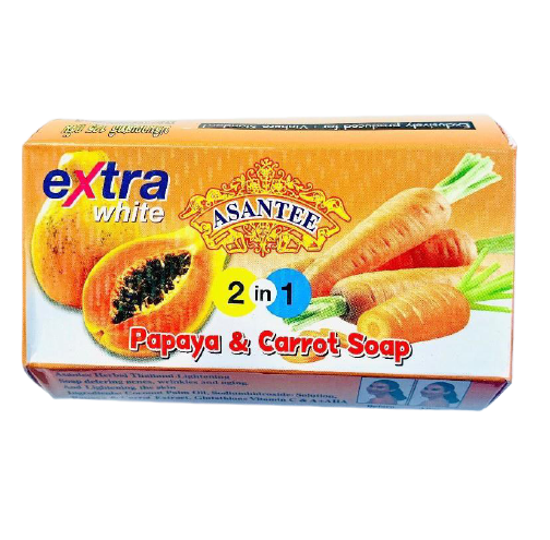 Asantee Extra white Papaya & Carrot soap