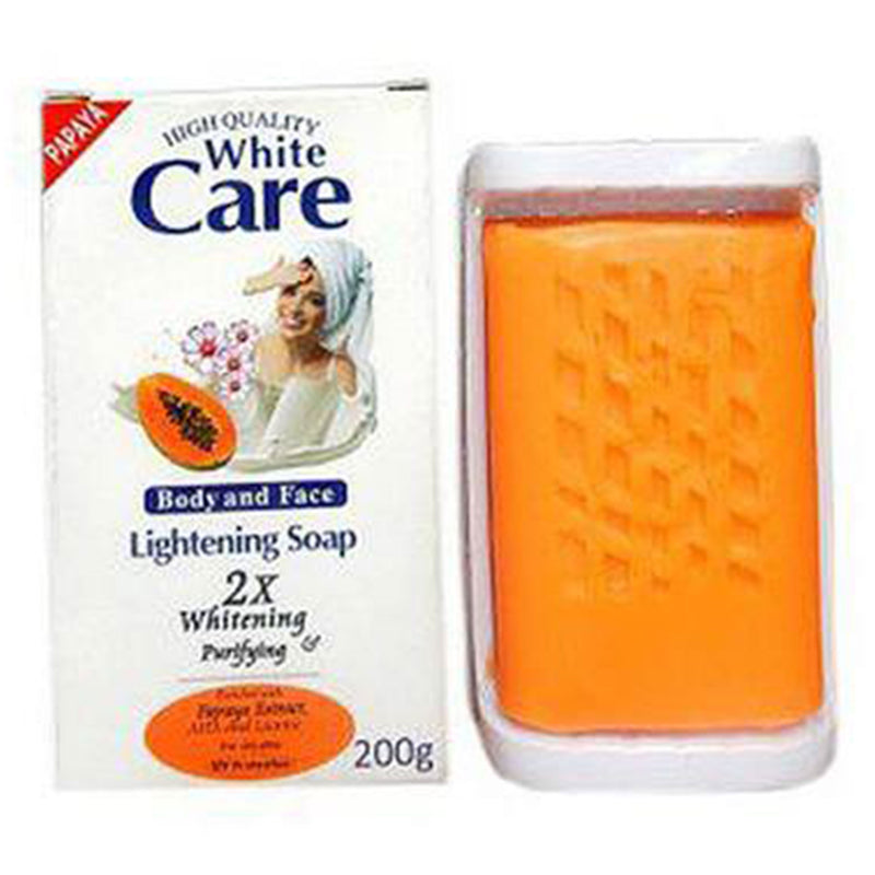 White Care Body and Face Lightening Soap Papaya Extract 200g
