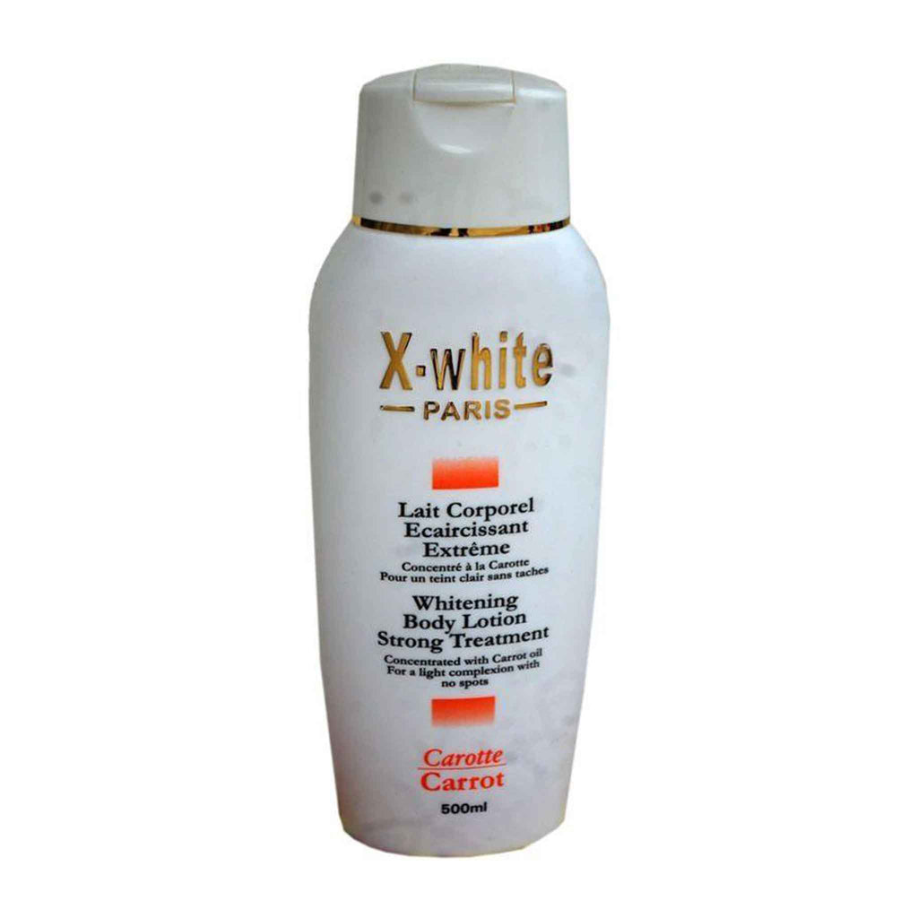 X White Whitening Body Lotion Strong Treatment With Carrot Oil