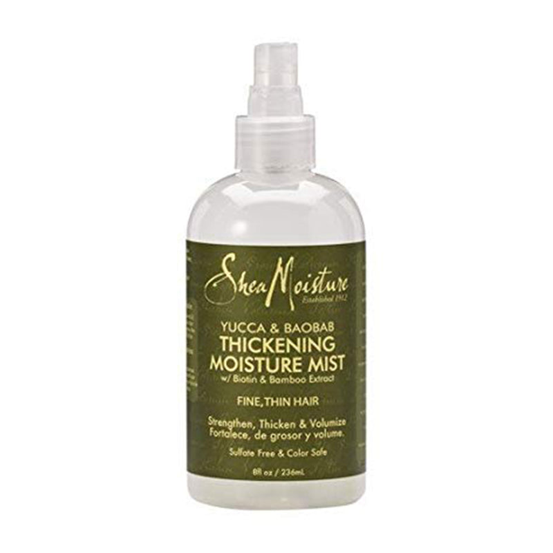 Shea Moisture Yucca & Plantain Anti-Breakage Frizz-Free Shine Mist 8 fl oz /237ml