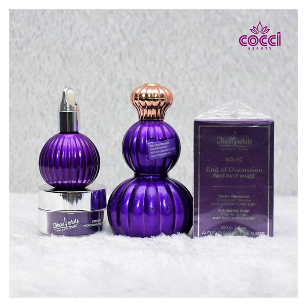 Abebi White End of discussion Kojic Fast Fast 4pc Sets