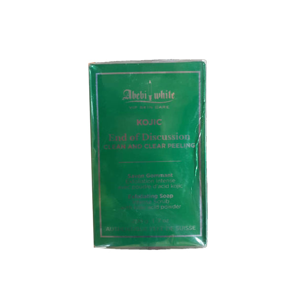 Abebi White End Of Discussion Clean And Clear Peeling Soap