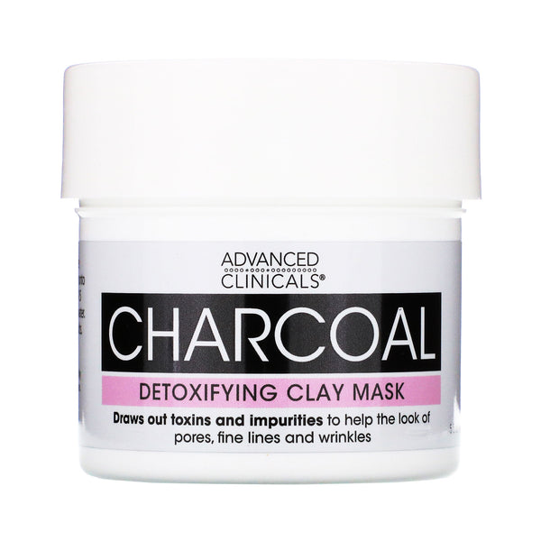 Advanced Clinicals Charcoal Detoxifying Clay Mask