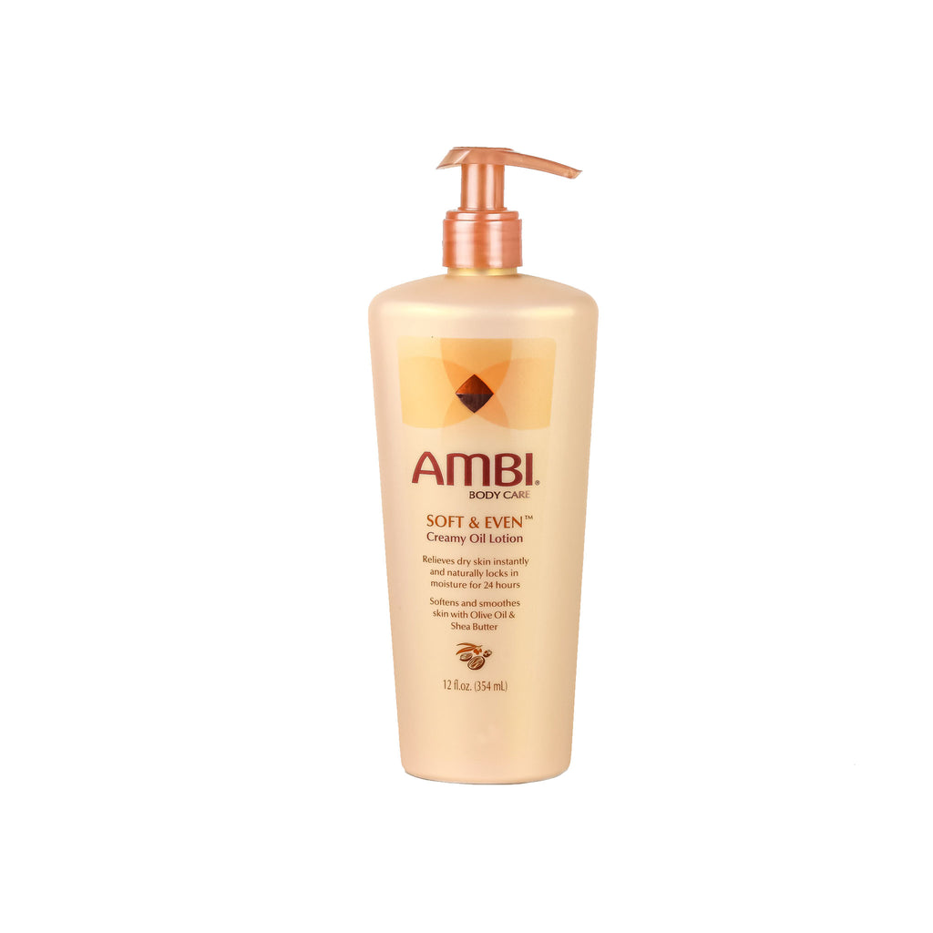 Ambi Soft And Even Creamy Oil Lotion-12oz