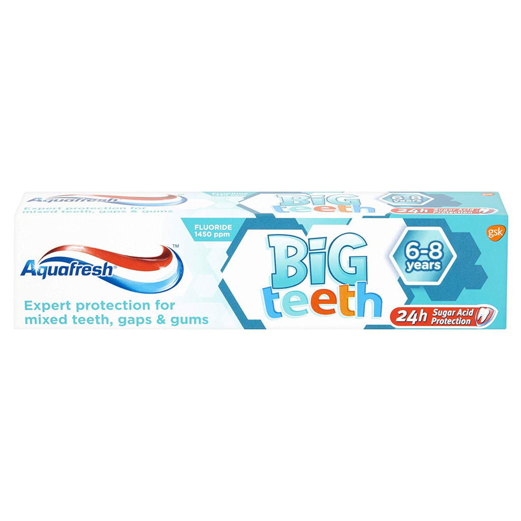 Aquafresh Big Teeth 6-8 Years Kids Toothpaste, 50 ml