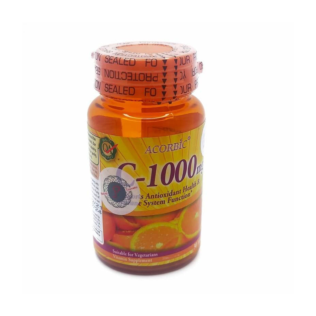 Acorbic C-1000mg Vitamin C Supplement - 30 Capsules