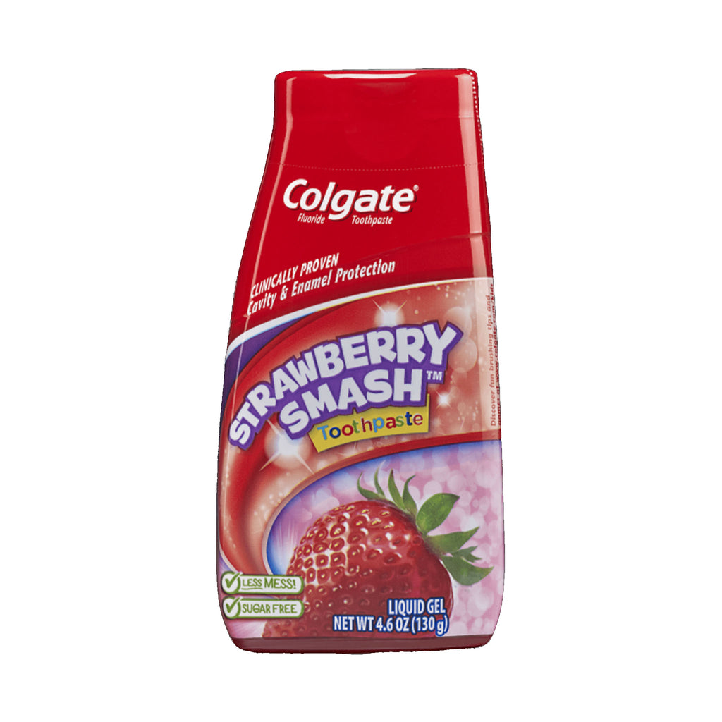 Colgate Kids 2-in-1 Toothpaste and Anticavity Mouthwash, Strawberry Smash - 4.6 Ounce
