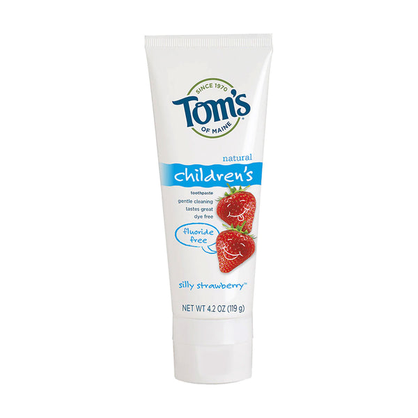 Natural Fluoride Free Toothpaste for Children Silly Strawberry 4.2oz