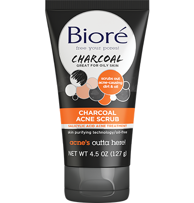 BIORÉ CHARCOAL ACNE SCRUB