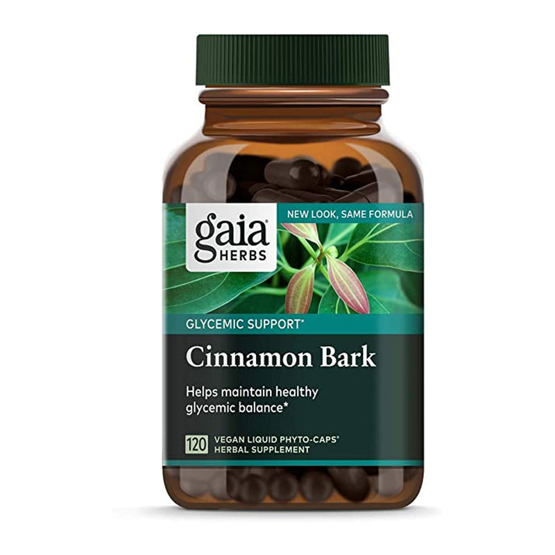Gaia Herbs Cinnamon Bark Glycemic Balance & Blood Sugar Support 60 Caps