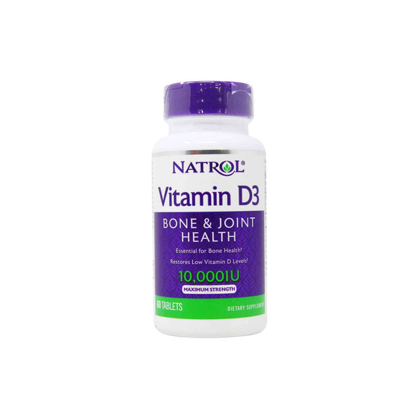 Natrol Vitamin D3 10,000iu Bone and Joint Health 60 tabs