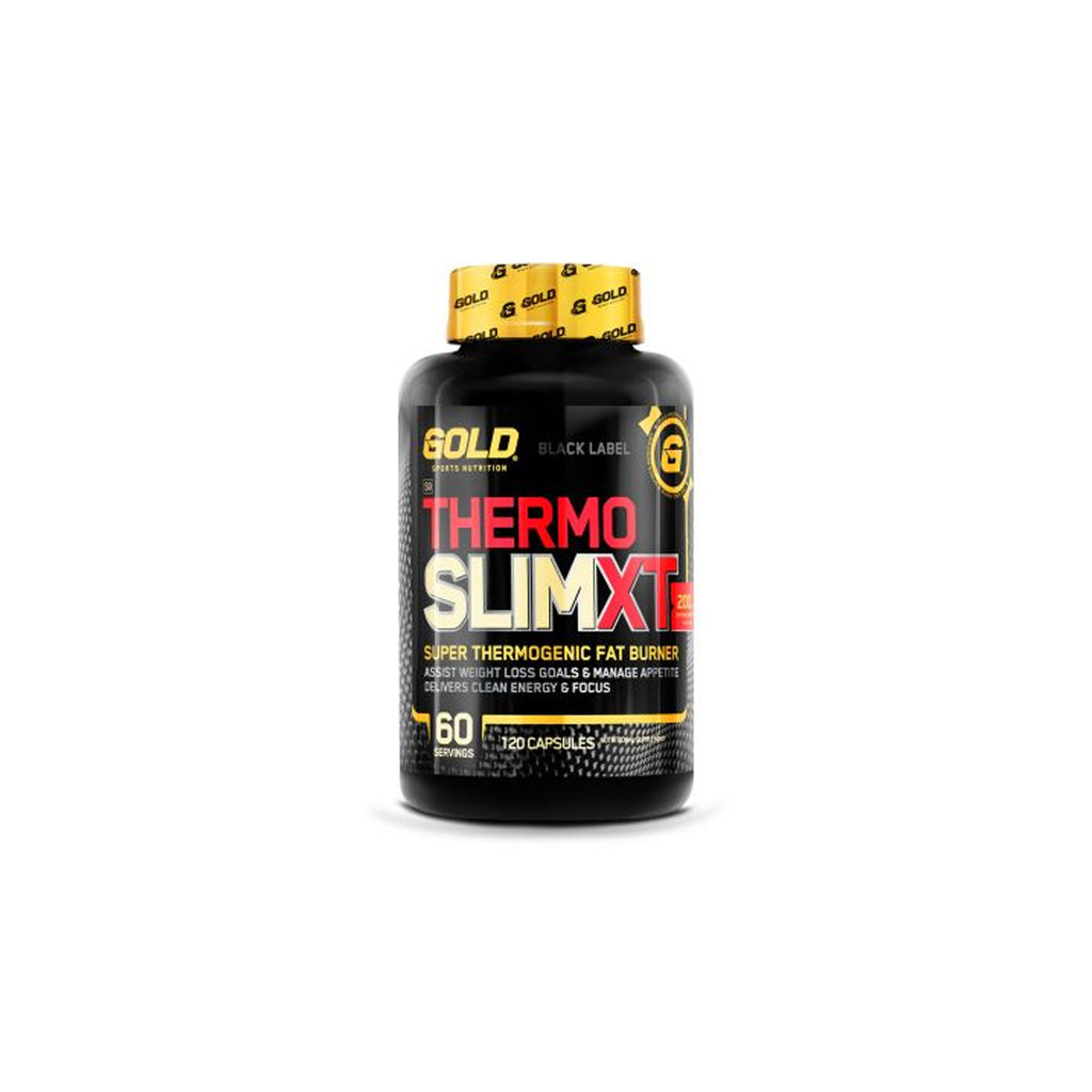 GOLD SPORTS NUTRITION THERMO SLIM XT 120 CAPSULES (THERMOGENIC FAT BURNER)