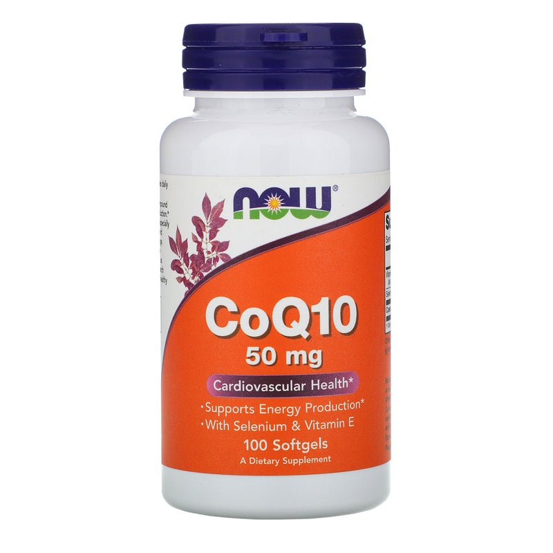 Now Foods CoQ10 50 Mg,50 Softgels (Cardiovascular Health)