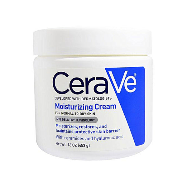 Cerave Moisturizing Cream, Daily Face And Body Moisturize-453g
