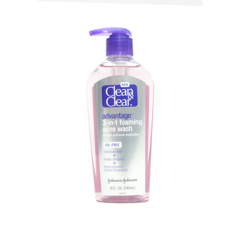 Clean and Clear Acne Wash Oil Free 0.75 Fl Oz 240ml