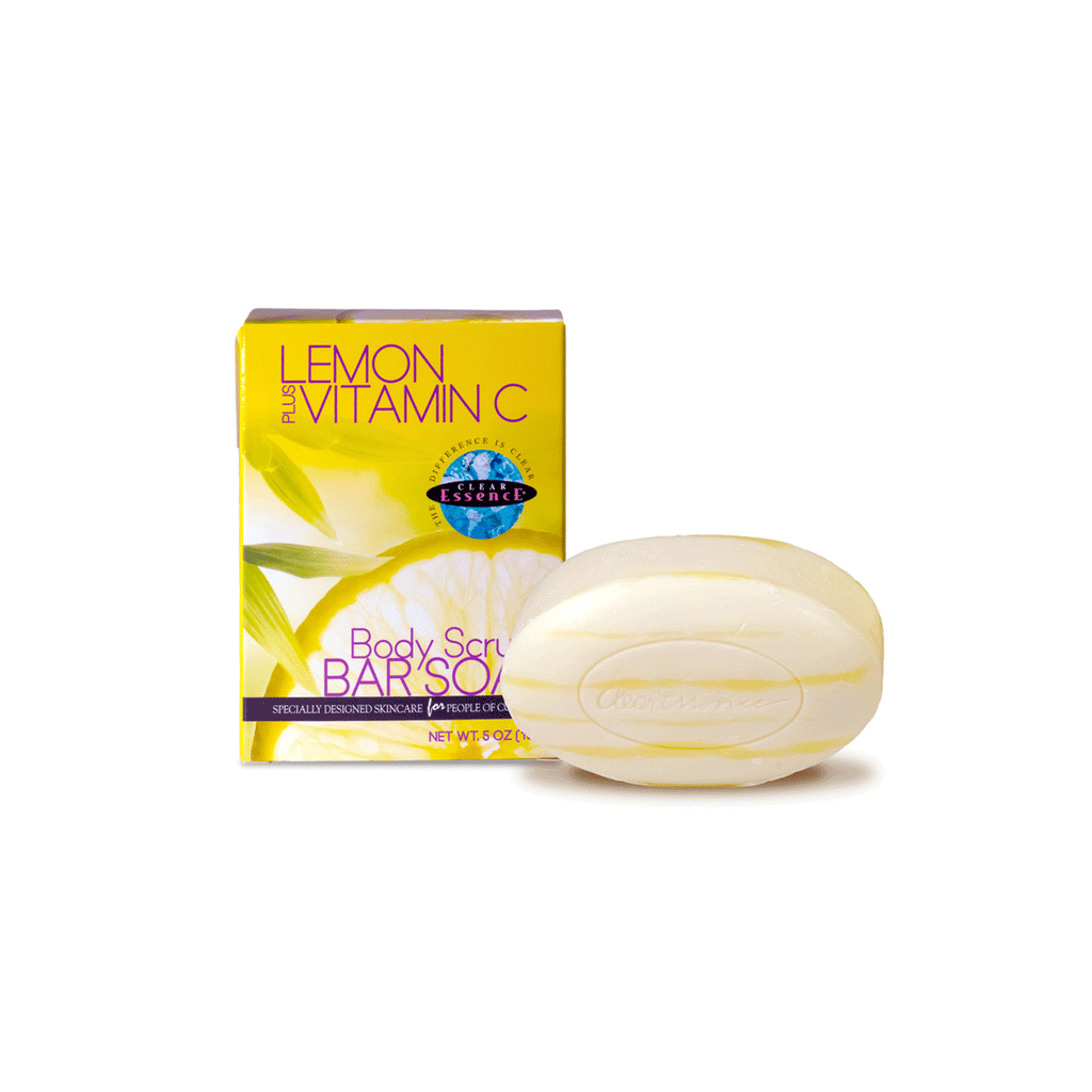 Clear Essence Lemon Plus Vitamin C Body Scrub Bar Soap
