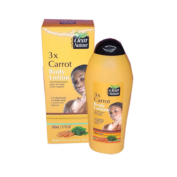 Clear Nature 3X Carrot Body Lotion 500ml