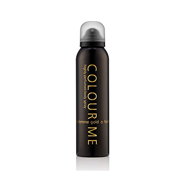 COLOR ME FRAGRANCE FOR WOMEN - 5.1 OZ BODY SPRAY, BLACK