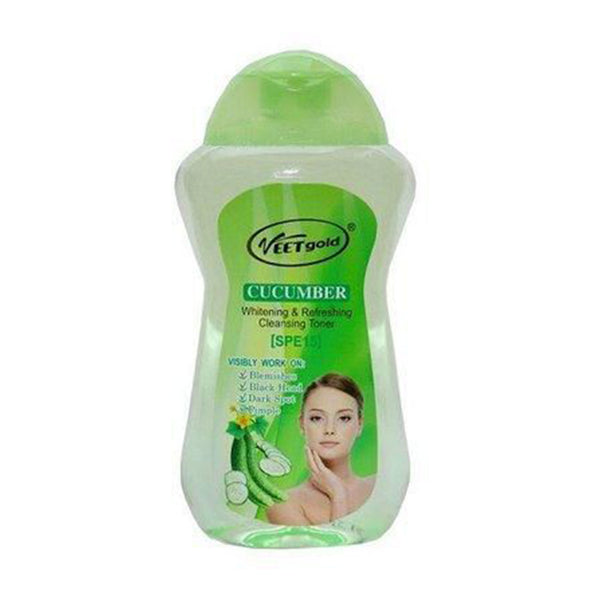 Veet Gold Cucumber Whitening & Refreshing Cleansing Toner