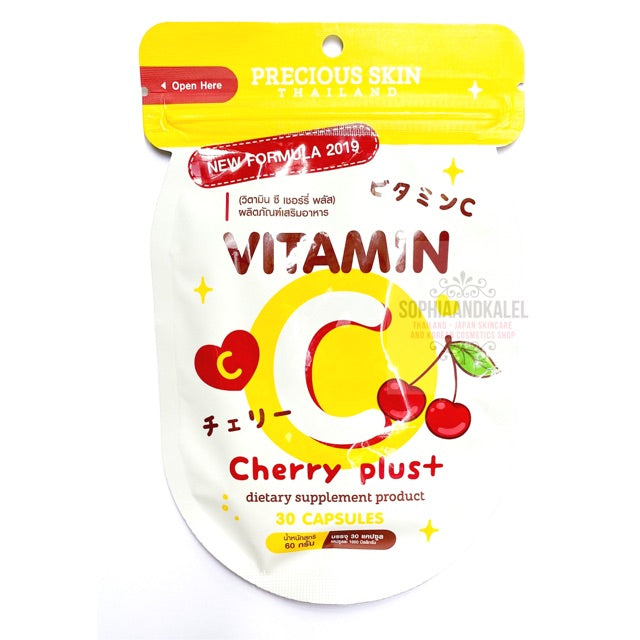 Precious Skin Vitamin C Cherry Plus 30 tablets