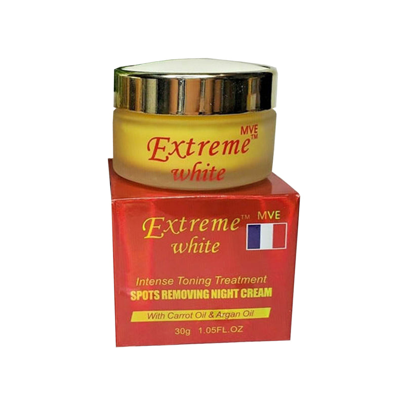Extreme White Intense Toning Treatment Spots Removing Night Cream 30g