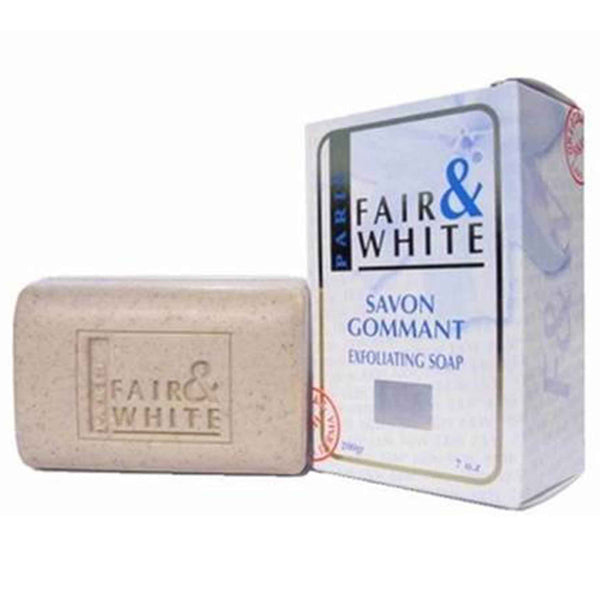 Fair and White Original Savon Gommant Exfoliating Soap (White) 7 oz / 200 gr
