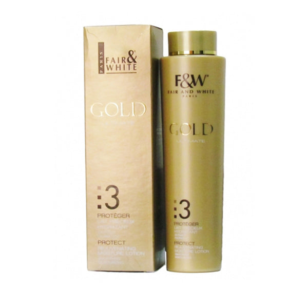 Fair and White Gold  3  Protect Rejuvenating Moisture Lotion 500ml