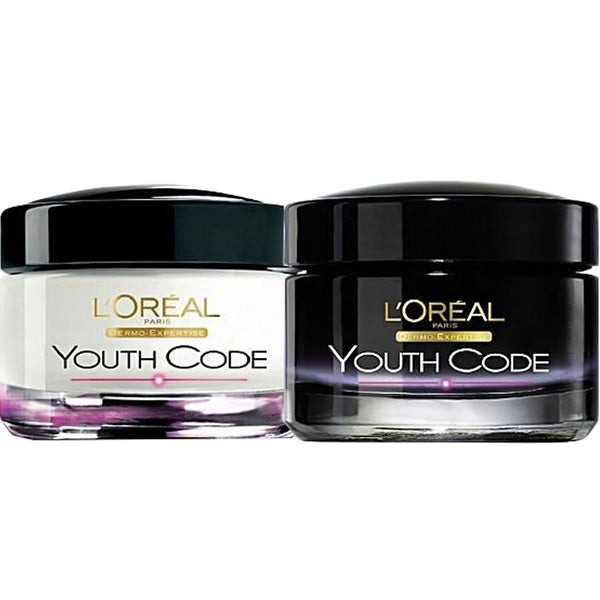 L'oreal Youth Code Experience Rejuvenating Anti-Wrinkle Day & Night Care Cream