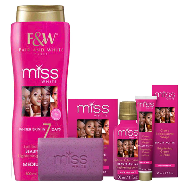FAIR & WHITE MISS WHITE 4pc SETS