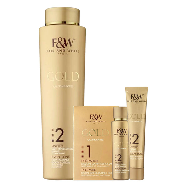 FAIR AND WHITE 2: GOLD 4PC SETS