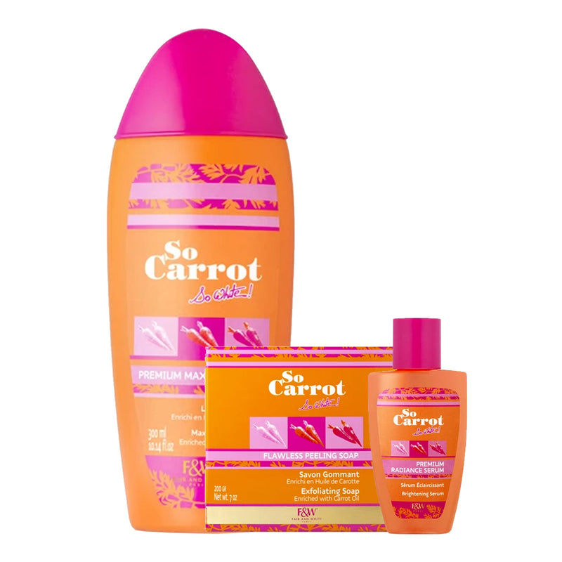 FAIR AND WHITE SO CARROT 3PC SETS