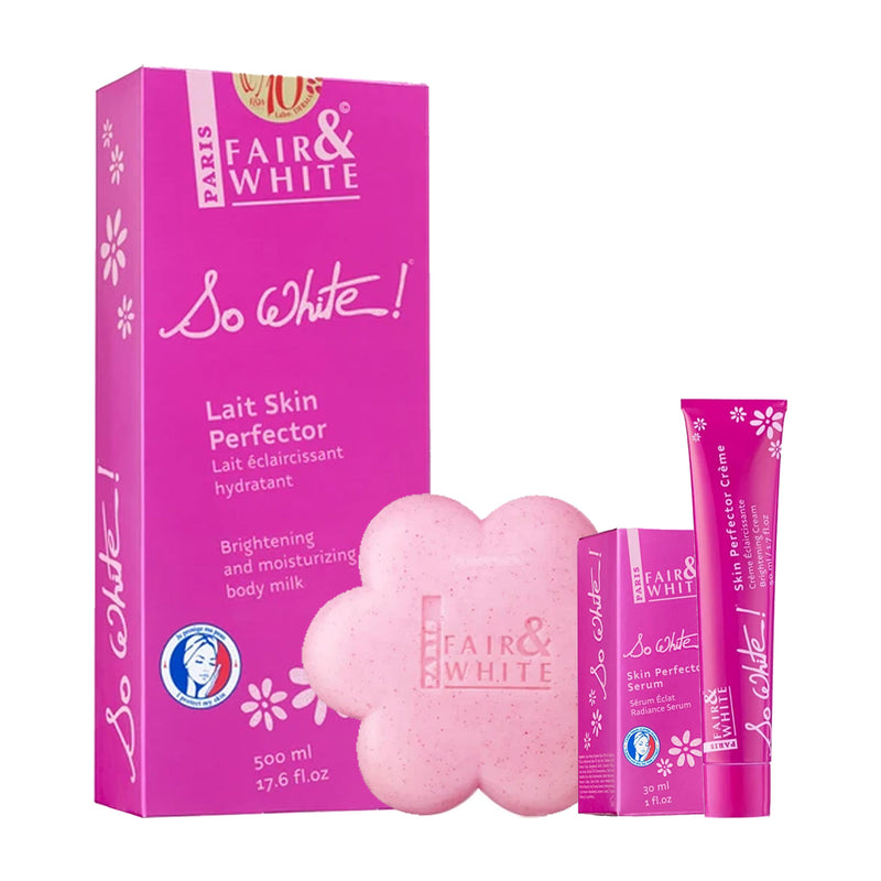 FAIR AND WHITE SO WHITE SKIN PERFECTOR 4PC SET