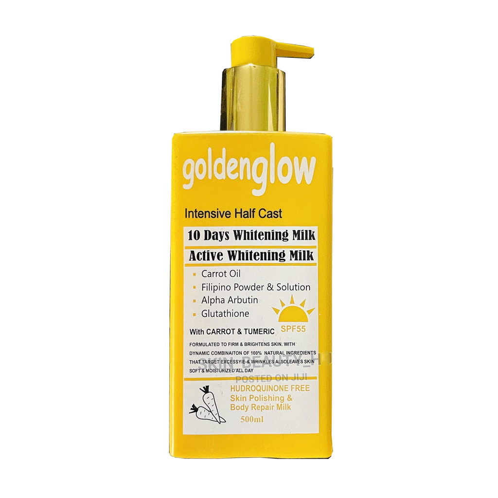 Golden Glow Intensive Half Cast 10 Days Whitening Milk - 500ml