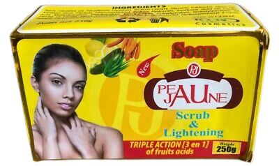 Peau Jaune scrub and lightening Soap 250g