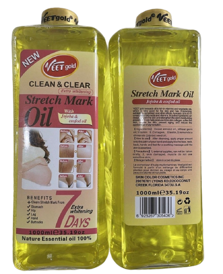 Veet Gold Clean & Clear Stretch Mark Oil